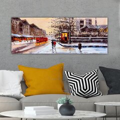 Репродукция на холсте Зима, 30x80 см цена и информация | Картины | 220.lv