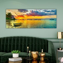 Reprodukcija uz audekla Laivas, 30x80 cm цена и информация | Картины | 220.lv