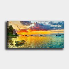 Reprodukcija uz audekla Laivas, 30x80 cm цена и информация | Картины | 220.lv