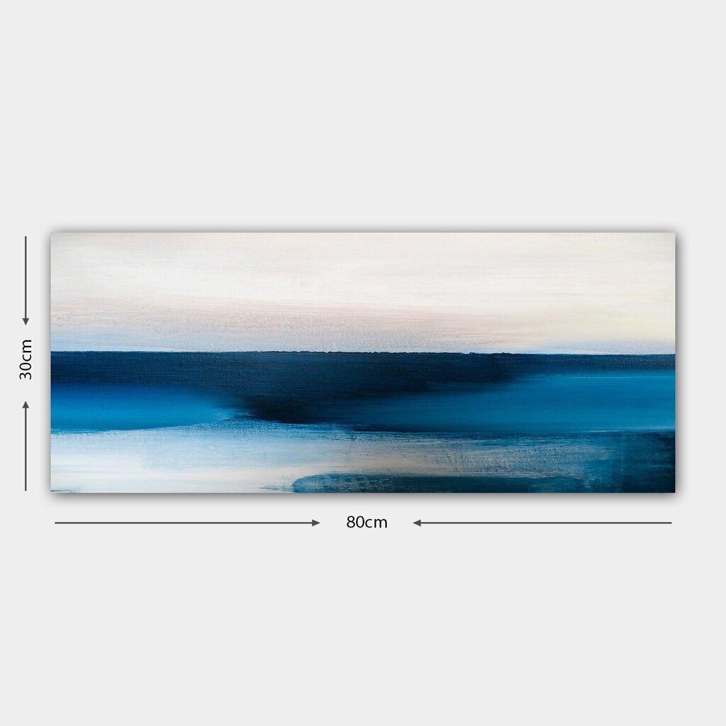Reprodukcija uz audekla Abstrakcija, 30x80 cm цена и информация | Gleznas | 220.lv