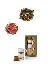 Tējas porcelāna komplekts "Luuk"+2 veidi tējas 50 g. cena un informācija | Tēja | 220.lv