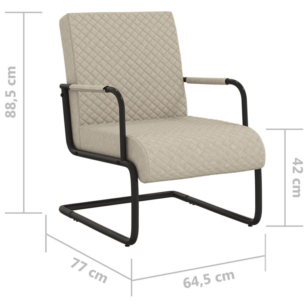 Krēsls, gaiši pelēks cena un informācija | Atpūtas krēsli | 220.lv