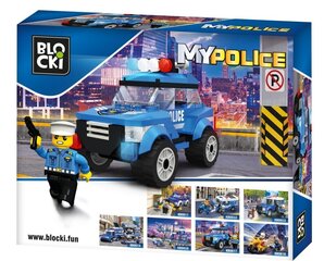 Konstruktors Blocki MyPolice policijas patruļmašīna KB0617, 111 gab цена и информация | Конструкторы и кубики | 220.lv