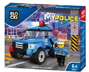 Konstruktors Blocki MyPolice policijas patruļmašīna KB0617, 111 gab цена и информация | Конструкторы и кубики | 220.lv