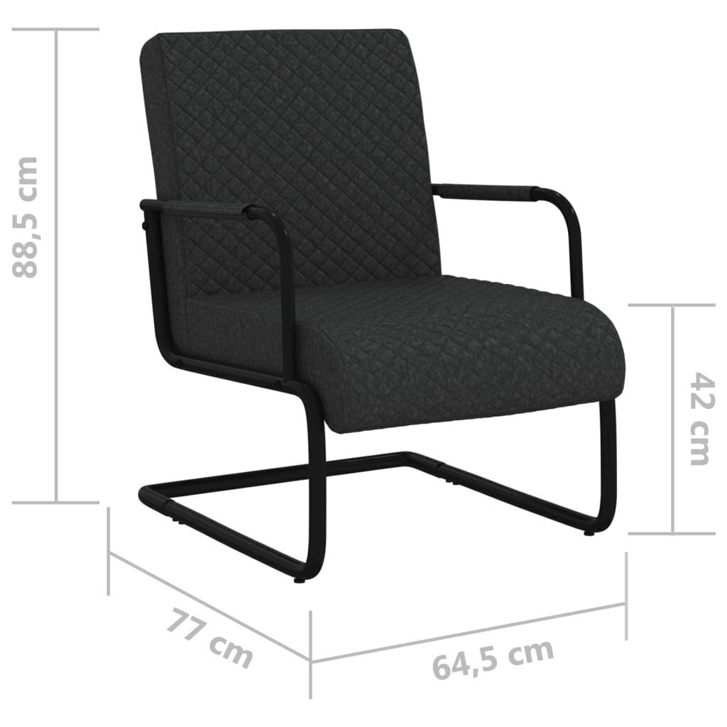 Krēsls, melns cena un informācija | Atpūtas krēsli | 220.lv