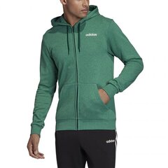 Džemperis vīriešiem Adidas Essentials Linear FZ Terry M FM6035, zaļš cena un informācija | Vīriešu jakas | 220.lv