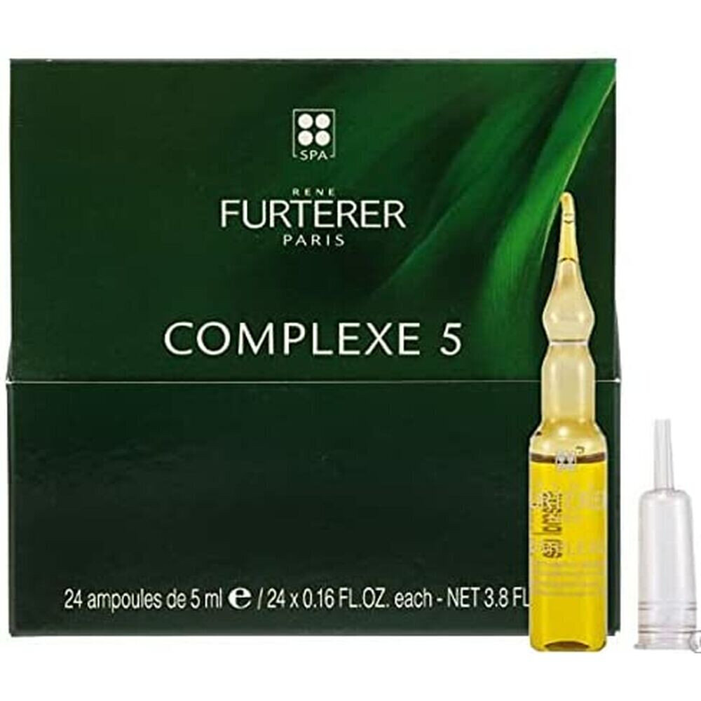 Serums René Furterer Complexe 5 (24 x 5 ml) cena un informācija | Matu uzlabošanai | 220.lv