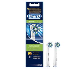 Насадки Braun Oral-B Crossaction EB50-2 цена и информация | Насадки для электрических зубных щеток | 220.lv