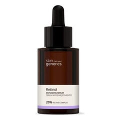 Pretgrumbu serums 20% Skin Generics Retinola (30 ml) cena un informācija | Serumi sejai, eļļas | 220.lv