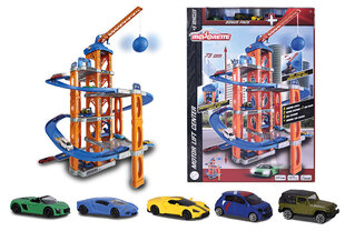 Многоэтажный гараж на 5 моделей автомобилей Majorette цена и информация | Конструктор автомобилей игрушки для мальчиков | 220.lv
