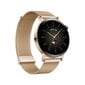 Huawei Watch GT 3 Elegant Gold Milanese цена и информация | Viedpulksteņi (smartwatch) | 220.lv