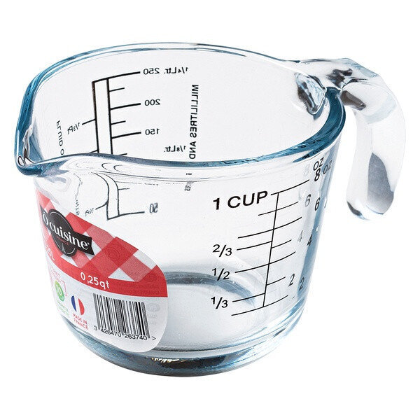 Mērkrūze Ô Cuisine Caurspīdīgs Stikls: Tilpums - 1 L цена и информация | Glāzes, krūzes, karafes | 220.lv