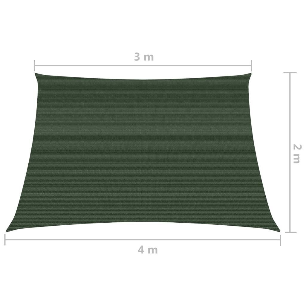 Uždanga nuo saulės, 3/4x2 m, žalia цена и информация | Saulessargi, markīzes un statīvi | 220.lv