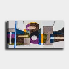 Репродукция на холсте Абстракция, 30x80 см цена и информация | Картины | 220.lv