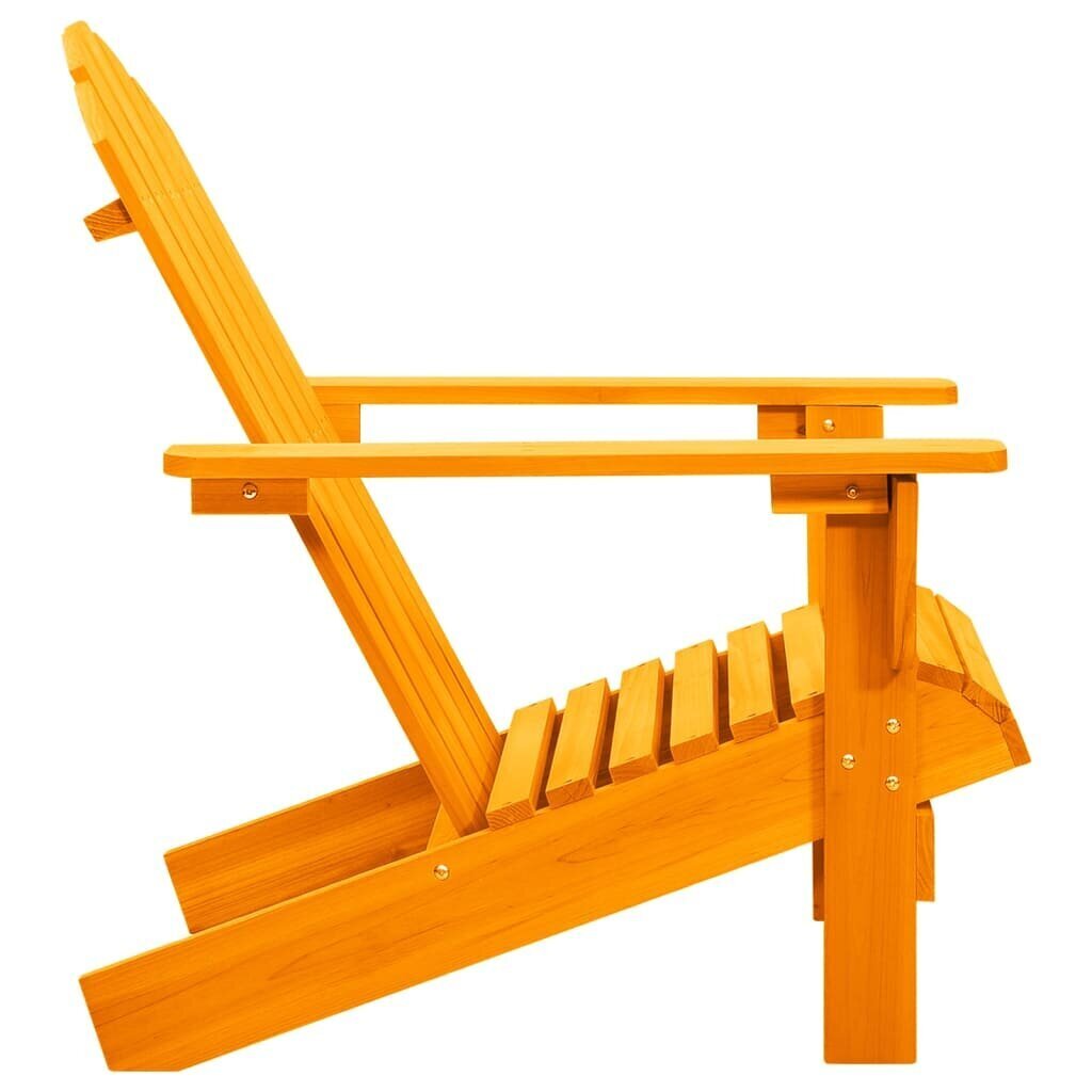 Dārza krēsls Adirondack, oranžs cena un informācija | Dārza krēsli | 220.lv