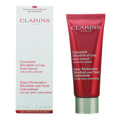 Крем для шеи и декольте Clarins Super Restorative Decollete and Neck Concentrate, 75 мл цена и информация | Кремы для лица | 220.lv