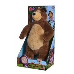 Мягкая плюшевая игрушка со звуками Маша и Медведь цена и информация | Мягкие игрушки | 220.lv