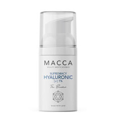 Mitrinošs serums Supremacy Hyaluronic Macca 1% Hialuronskābe (30 ml) cena un informācija | Serumi sejai, eļļas | 220.lv