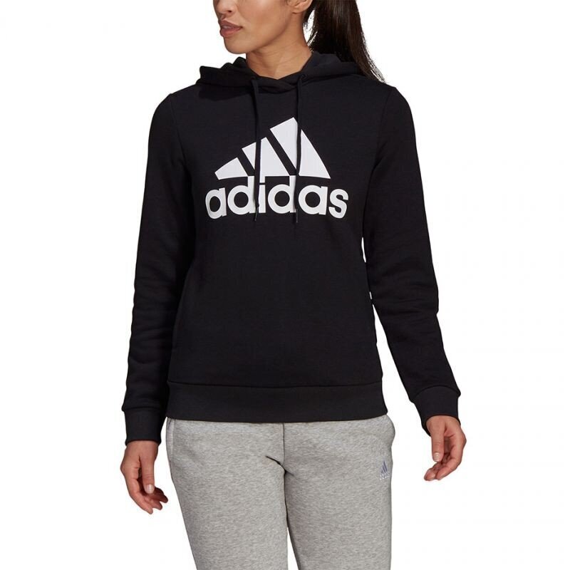 Adidas Džemperis W Bl Fl Hoodie Black, melns цена и информация | Jakas sievietēm | 220.lv