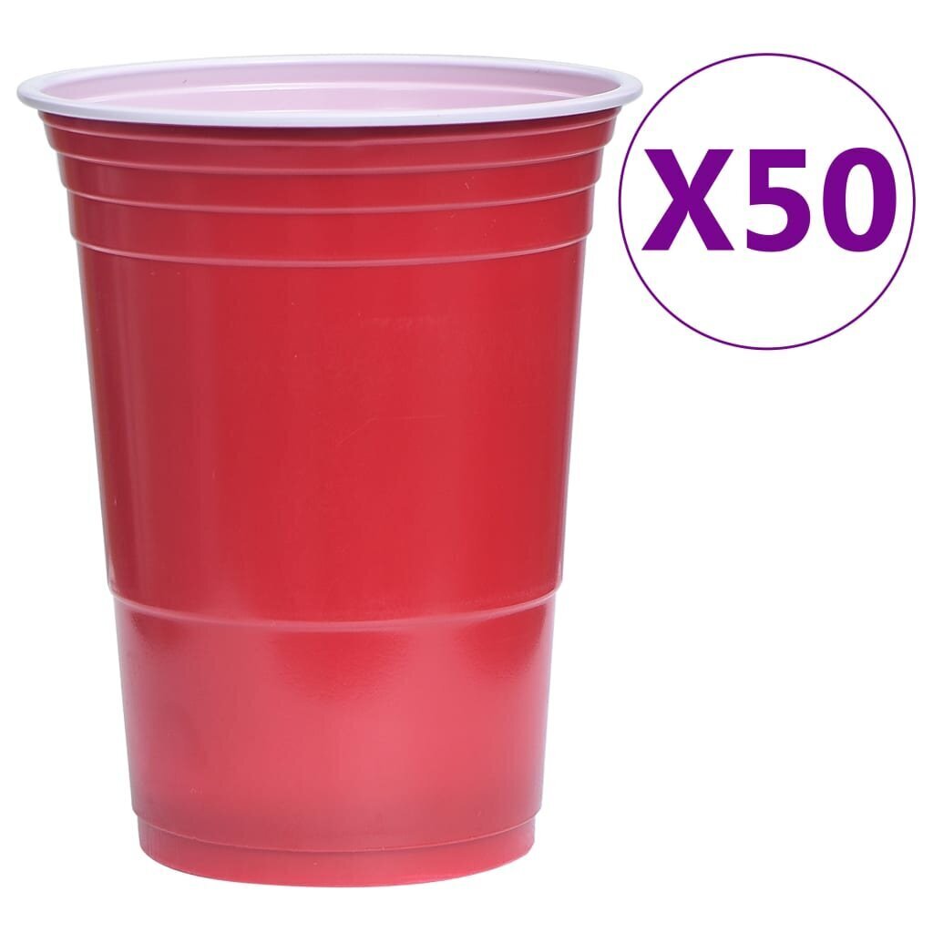 Beer pong alus tenisa galda spēļu komplekts, 0,5 l, plastmasa цена и информация | Svētku dekorācijas | 220.lv