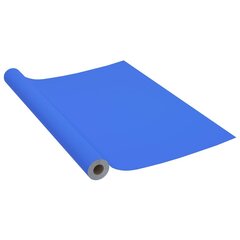 vidaXL Līmplēve mēbelēm, zila krāsa, 500x90cm, PVC, spīdīga cena un informācija | Līmplēves | 220.lv