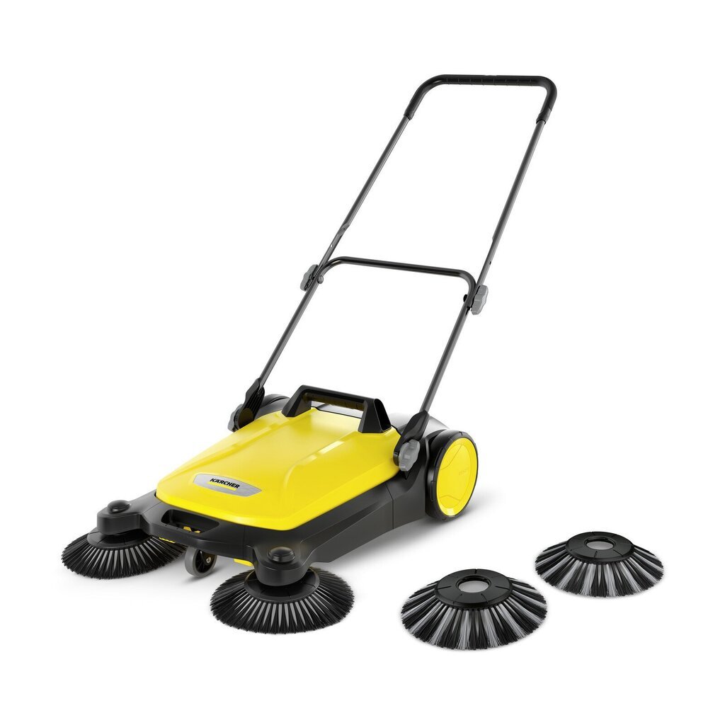 Mehāniska stumjamā slota Karcher S 4 Twin 2 in 1 cena un informācija | Lapu pūtēji, zaru smalcinātāji, slaucīšanas iekārtas | 220.lv