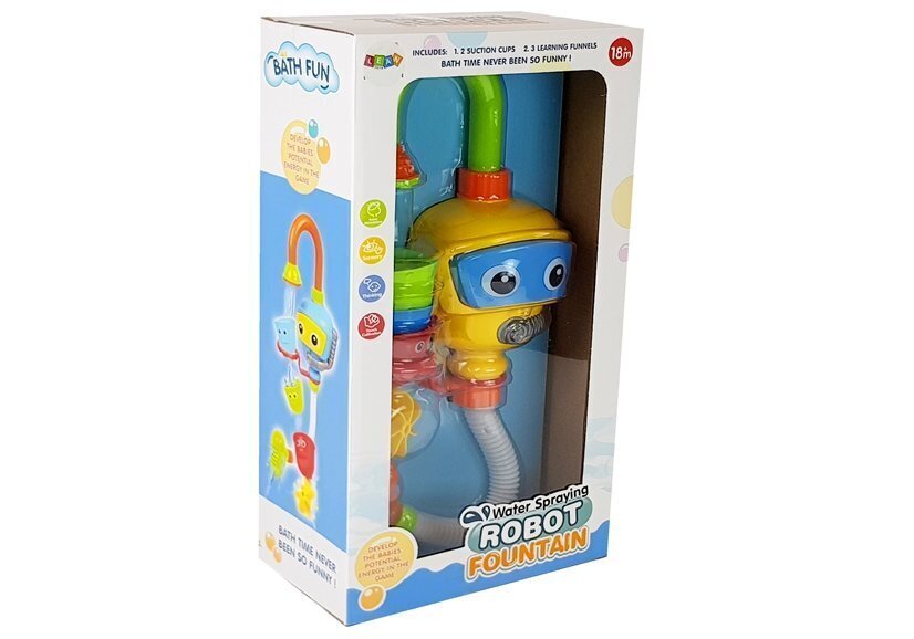 Vannas rotaļlieta Robot Fountain daudzkrāsaina cena un informācija | Rotaļlietas zīdaiņiem | 220.lv