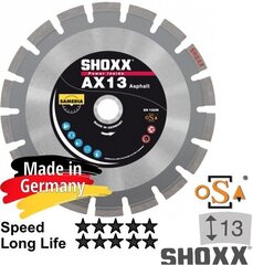 Dimanta disks SHOXX AX13 350x25,4x13mm cena un informācija | Rokas instrumenti | 220.lv