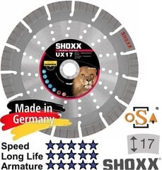 Dimanta disks SHOXX UX17 300x20.0x17mm cena un informācija | Rokas instrumenti | 220.lv
