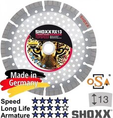 Dimanta disks SHOXX RX13 125x22.2mm. cena un informācija | Rokas instrumenti | 220.lv