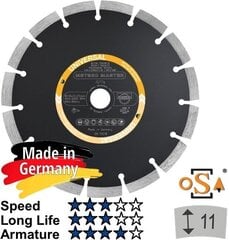 Dimanta disks SAMEDIA MST 150x22 cena un informācija | Zāģi, ripzāģi | 220.lv