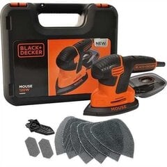 Šlifuoklis Black&Decker Delta KA2500K 120 W + šlifavimo priedai цена и информация | Шлифовальные машины | 220.lv