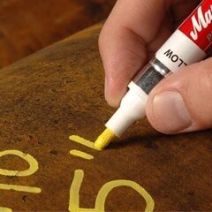 Маркер цветной MARKAL Pro-Line XT ЖЕЛТЫЙ 3мм цена и информация | Принадлежности для рисования, лепки | 220.lv