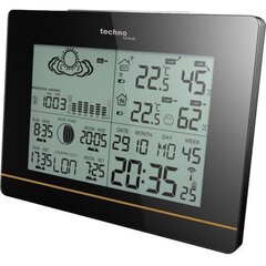 Technoline WS 6750 table clock Digital table clock Rectangular Black цена и информация | Метеорологические станции, термометры | 220.lv