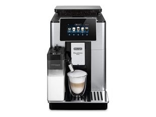 DeLonghi PrimaDonna Soul ECAM610.55.SB /espresso kafijas pagatavotājs, nerūsējošais tērauds cena un informācija | Kafijas automāti | 220.lv