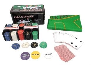 Poker Texas spēļu komplekta kaste цена и информация | Азартные игры | 220.lv