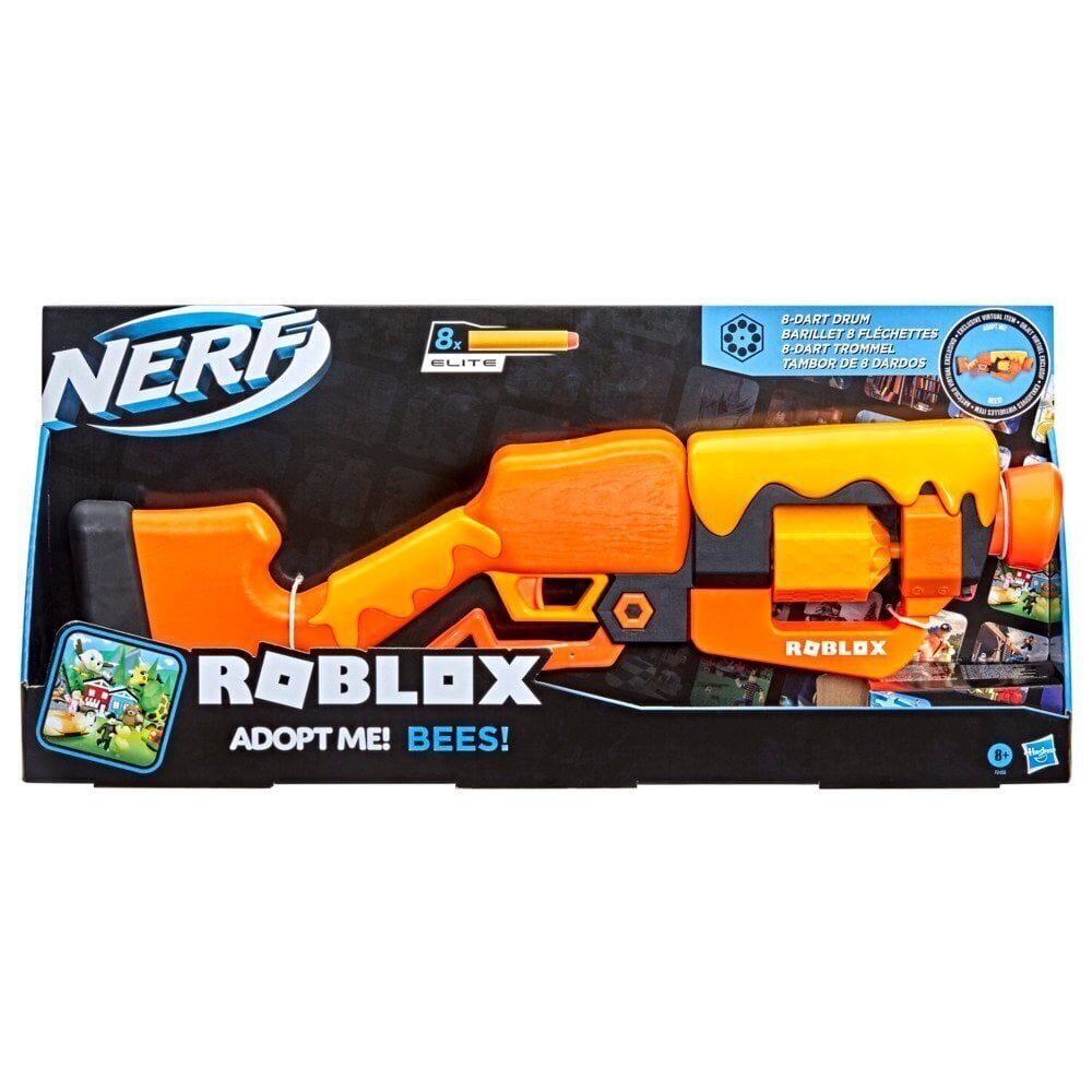 Rotaļu šautene Nerf Rolbox Adopt Me Bees, F2486EU4 цена и информация | Rotaļlietas zēniem | 220.lv