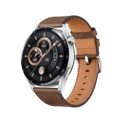 Huawei Watch GT 3 Classic Brown Leather cena un informācija | Viedpulksteņi (smartwatch) | 220.lv