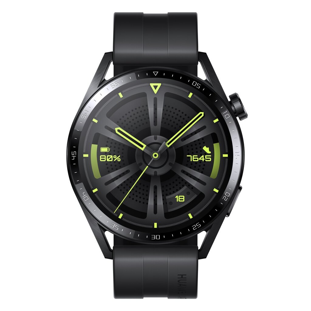 Huawei Watch GT 3 Active Black цена и информация | Viedpulksteņi (smartwatch) | 220.lv