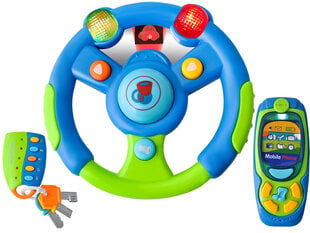 Игрушечный руль с ключами и телефоном цена и информация | Игрушки для малышей | 220.lv