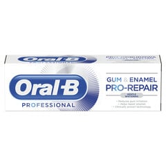 Зубная паста ORAL B Gum & Enamel Professional Whitening, 75 мл цена и информация | Зубные щетки, пасты | 220.lv