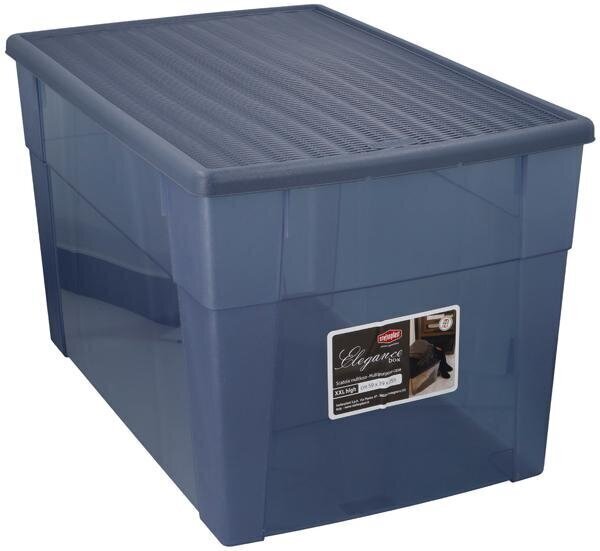 Stefanplast uzglabāšanas kaste, zila, 62 l cena un informācija | Veļas grozi un mantu uzglabāšanas kastes | 220.lv