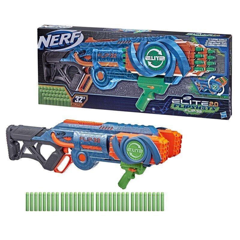 Rotaļu šautene Nerf Elite 2.0 Flip 32 цена и информация | Rotaļlietas zēniem | 220.lv