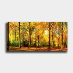 Reprodukcija uz audekla Mežs, 30x80 cm cena un informācija | Gleznas | 220.lv