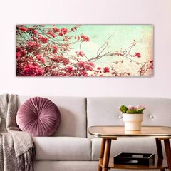 Reprodukcija uz audekla Ziedi, 30x80 cm цена и информация | Картины | 220.lv