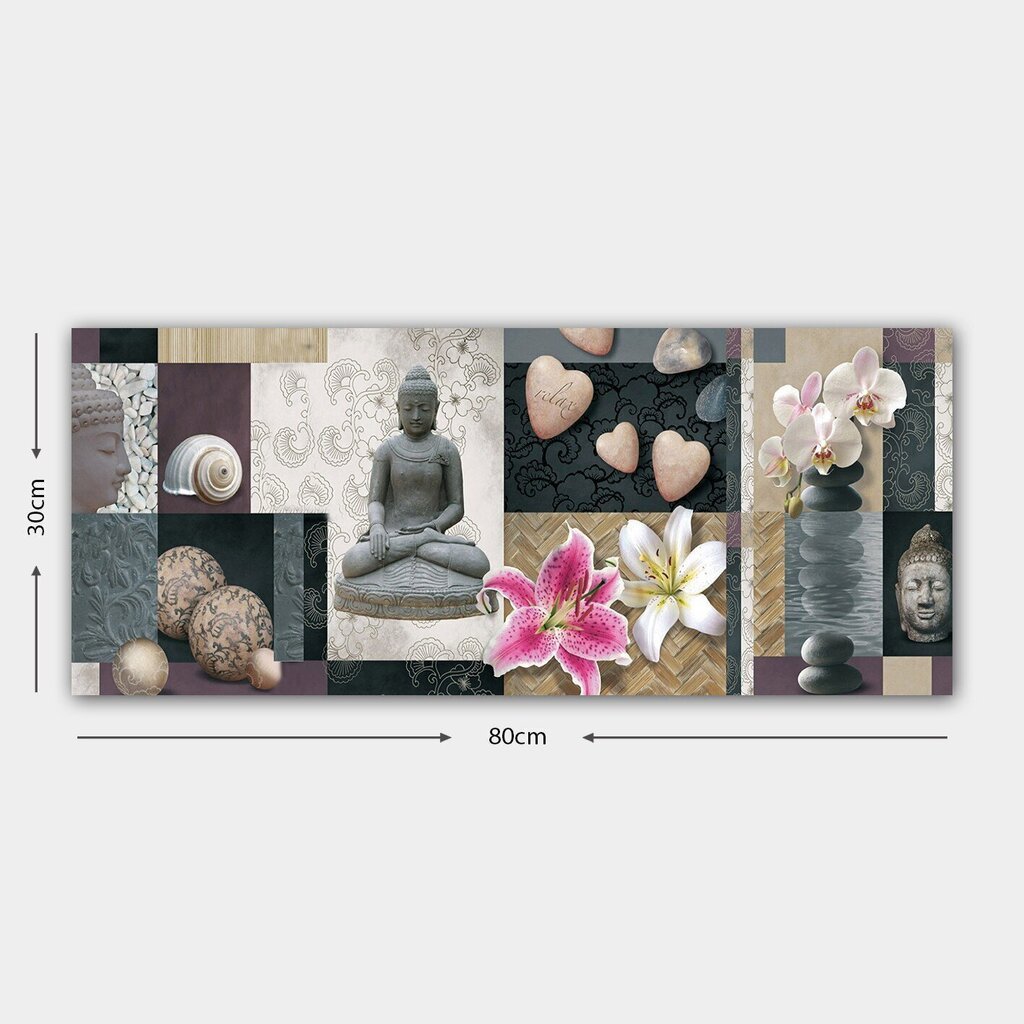 Reprodukcija uz audekla Mozaika, 30x80 cm цена и информация | Gleznas | 220.lv