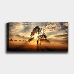 Репродукция на холсте Деревья, 30x80 см цена и информация | Картины | 220.lv