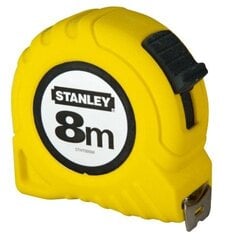 Mērlente 8m/25mm STANLEY 0-30-457 cena un informācija | Rokas instrumenti | 220.lv