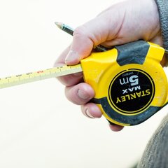 Mērlente MAX 3m ar magnētu 3m/19mm STANLEY STHT0-36121 cena un informācija | Rokas instrumenti | 220.lv