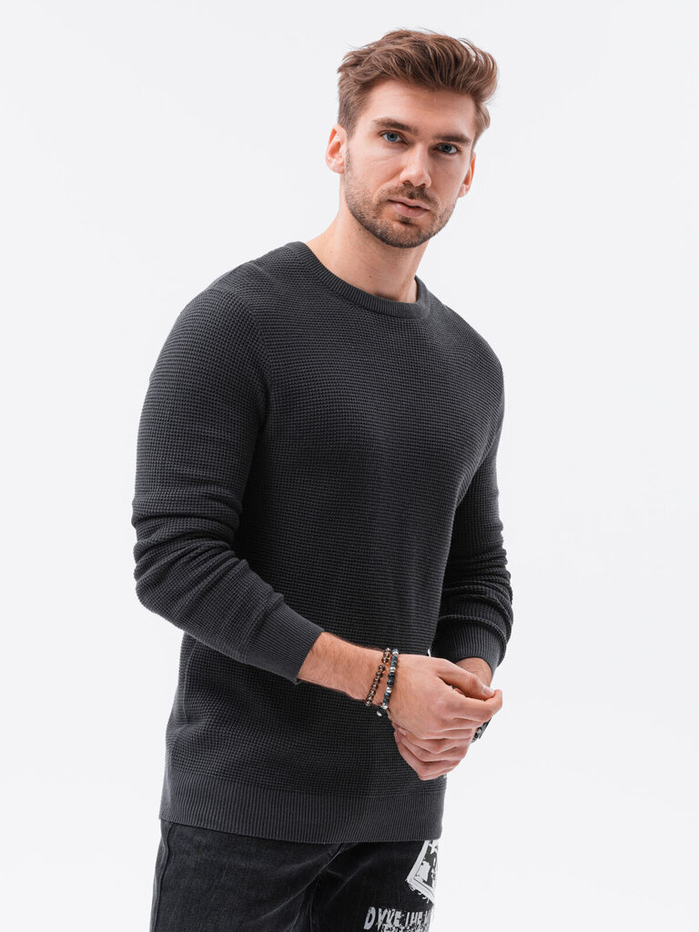 Vīriešu tumši pelēks džemperis "Rolim" E185-45559-XXL cena un informācija | Vīriešu džemperi | 220.lv